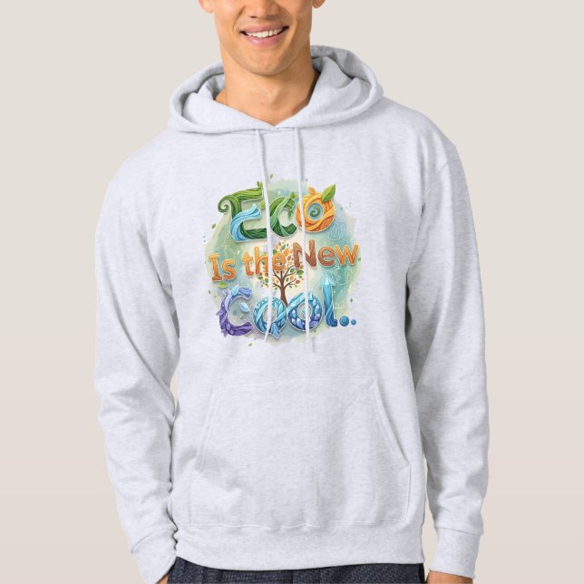 Veste À Capuche Eco Is the New Cool (Devant)