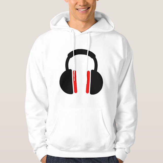 Veste À Capuche Écouteurs du DJ (Devant)