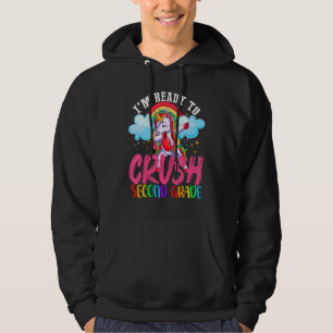 Veste À Capuche Écraser La Licorne De Deuxième Année Dabbing Retou