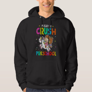 Veste À Capuche Écrasez Le Bidon De L'École Préscolaire Unicorne R