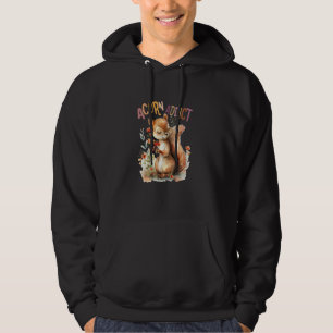 Veste À Capuche écureuil avec des fleurs mignonette chipmunk accro