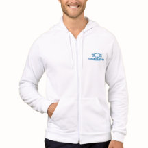 EDGE Blue Logo American Apparel Zip