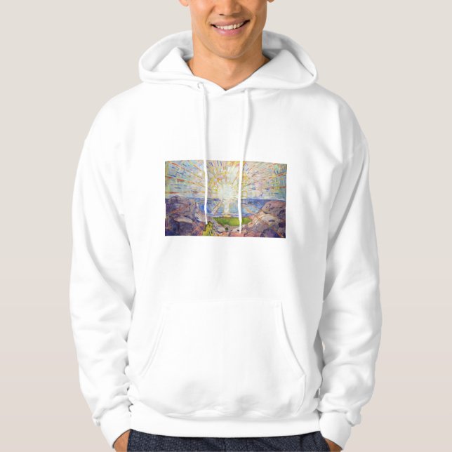 Veste À Capuche Edvard Munch - Le Soleil 1911 (Devant)