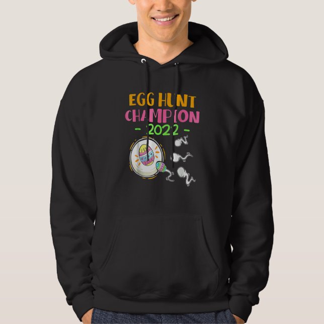 Veste À Capuche Egg hunt champion 2022 (Devant)