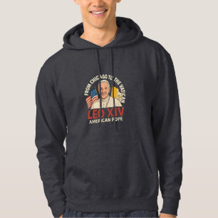 Veste À Capuche Église catholique américaine du pape Léon