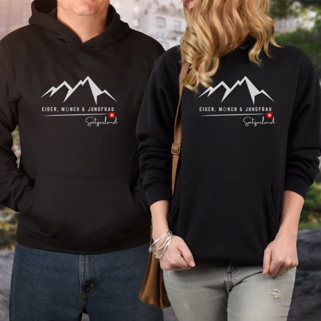 Veste À Capuche Eiger, Mönch et Jungfrau Trilogy. | Alpes suisses (Créateur téléchargé)