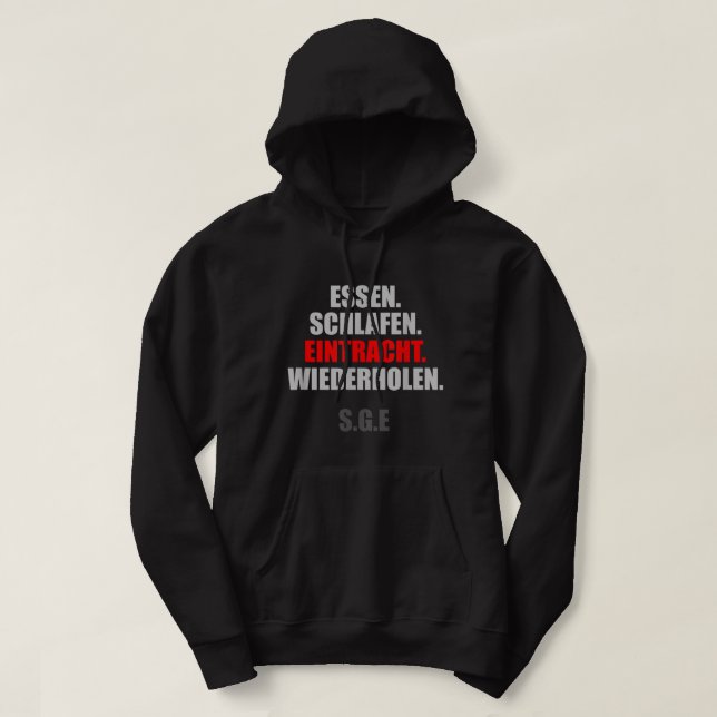 Veste À Capuche Eintracht Frankfurt essen, schlafen, eintracht, w (Design devant)