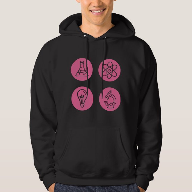 Veste À Capuche Éléments scientifiques (Devant)