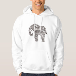 Veste À Capuche Éléphant décoratif de style