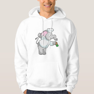 Veste À Capuche Elephant en chef avec shaker de sel