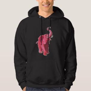 Veste À Capuche éléphant rose