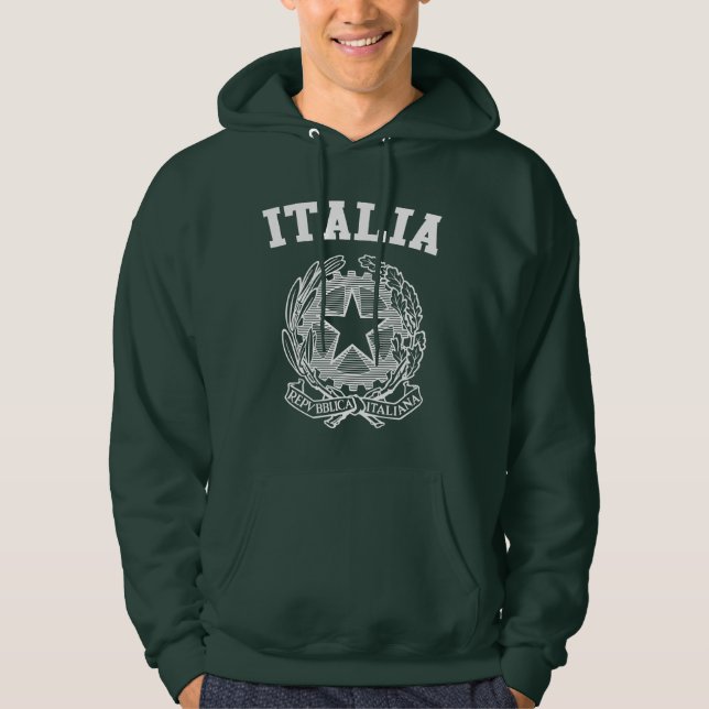 Veste À Capuche Emblème Italia (Devant)