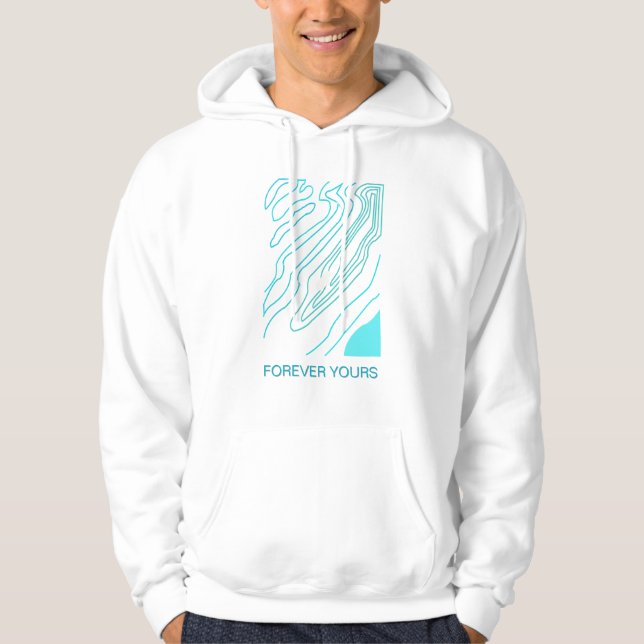 Veste À Capuche Embrassez L'Amour Avec Pour Toujours Le Vôtre (Devant)