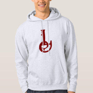 Veste à capuche en forme de L