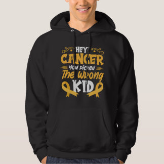 Veste À Capuche Enfance Hé Cancer Vous Avez Choisi Le Mauvais Enfa