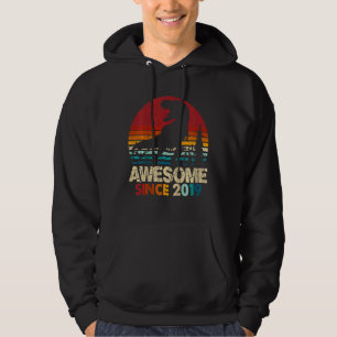 Veste À Capuche Enfants 3ème anniversaire Dinosaur Rex Awesome 201