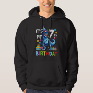 Veste À Capuche Enfants C'est mon 7e anniversaire garçon Joyeux 7 