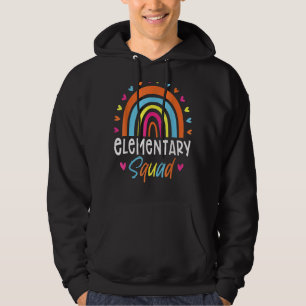Veste À Capuche Enseignant élémentaire Boho Rainbow Team Elementar