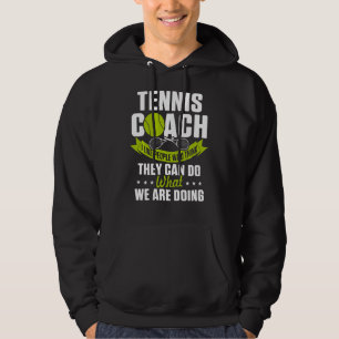 Veste À Capuche Entraîneur de tennis Joueur de travail le plus dur