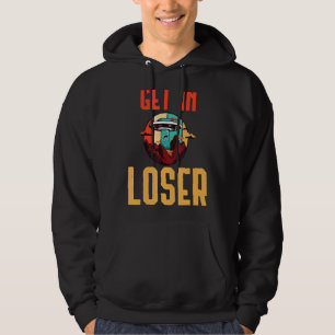 Veste À Capuche Entrer dans Loser Alien enlèvement Alien vaisseau 