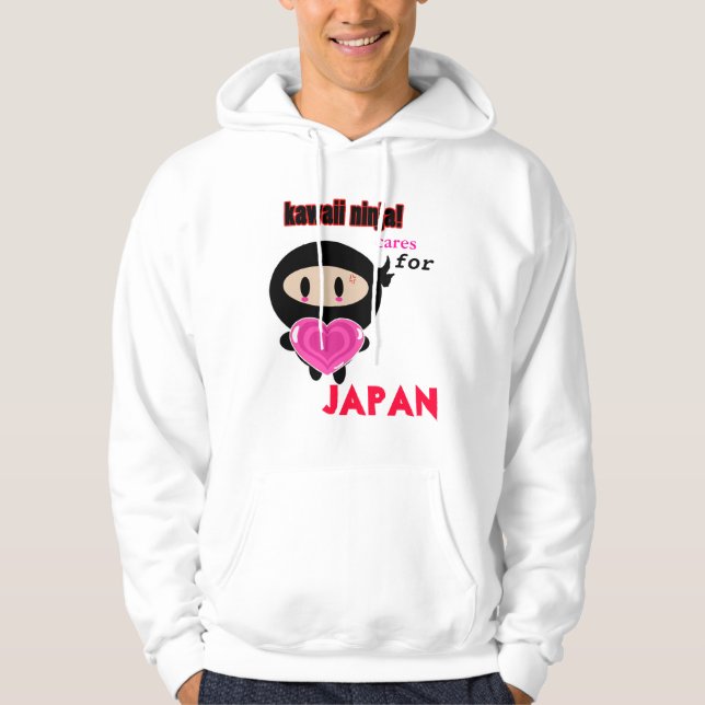Veste À Capuche Entretenir de Kawaii Ninja le Japon (Devant)