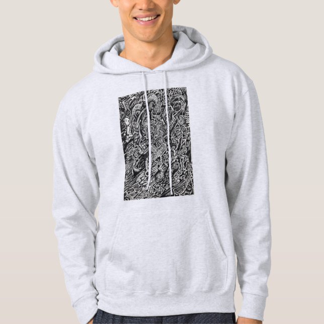 Veste À Capuche Entrez, L'Homme Microdot (Devant)