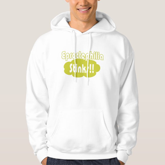 Veste À Capuche Eproctophilia pue ! ! (Devant)