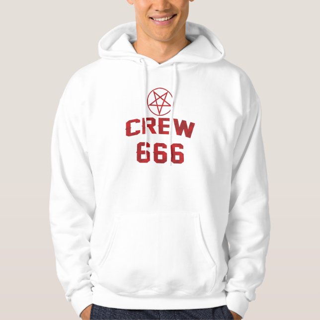 Veste À Capuche Équipage 666 Pentagramme (Devant)