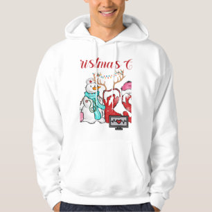 Veste À Capuche Équipage de Noël de l'infirmière