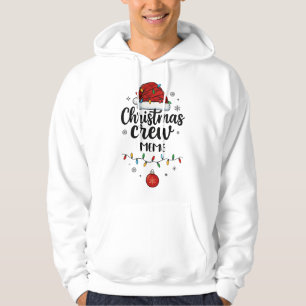 Veste À Capuche Équipage de Noël Mème Chapeau de Père Noël Corresp