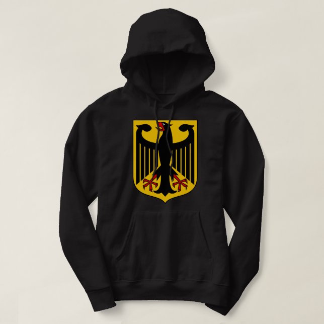 Veste À Capuche Équipe d'Allemagne de hockey sur glace classique T (Design devant)