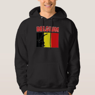 Veste À Capuche Équipe de Belgique du Monde Football Football Ch