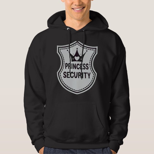 Veste À Capuche Équipe de sécurité Princess Big Brother Faire-part (Devant)