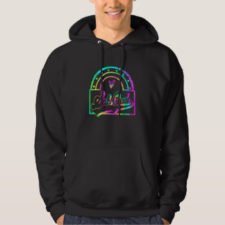 Veste À Capuche Équipe Sixième Année Retour à l'École Tie Dye Arc-