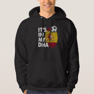 Veste À Capuche Espagne Dans Mon Adn Espagnol Drapeau Équipe Espag