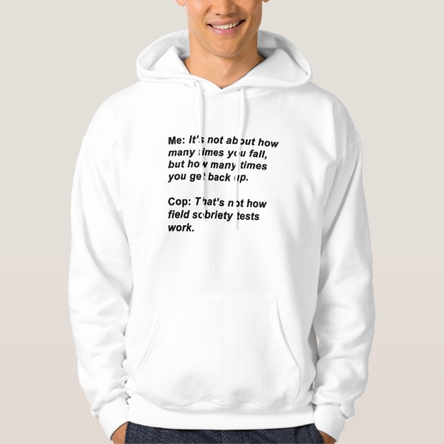 Veste À Capuche Essai de sobriété (Devant)