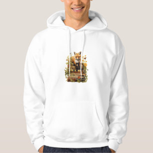 Veste À Capuche esthétique Cottagecore avec livre Mignon Cr Goblin
