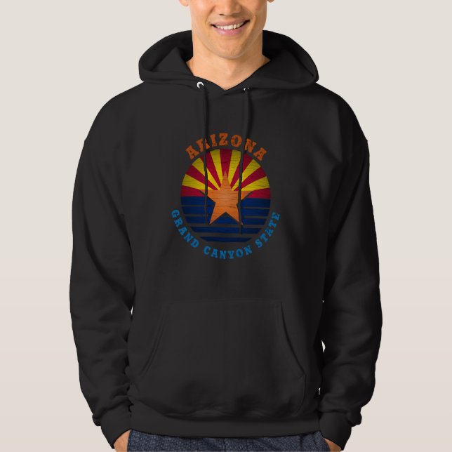 VESTE À CAPUCHE ÉTAT D'ARIZONA GRAND CANYON (Devant)