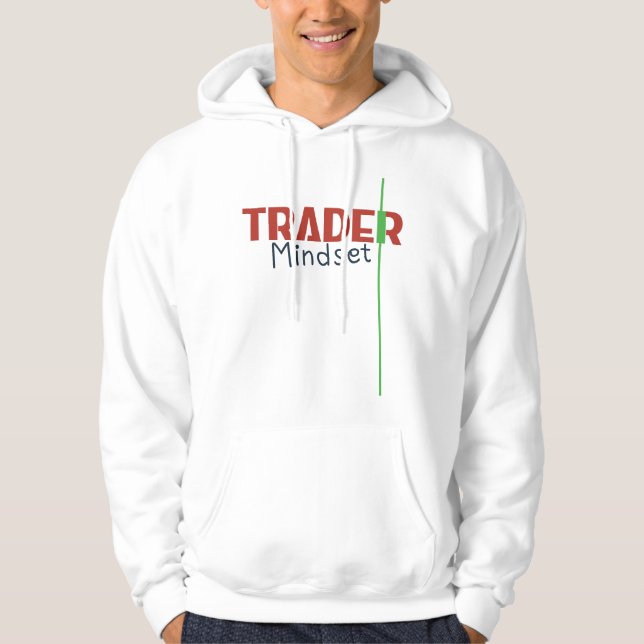 Veste À Capuche État d'esprit du trader – Trading axé sur la disci (Devant)