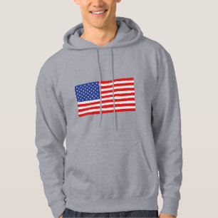 Veste À Capuche États-Unis - Drapeau américain aux dimensions corr
