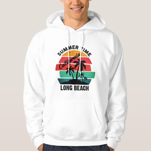 Veste À Capuche Été Californie Long Beach (Devant)