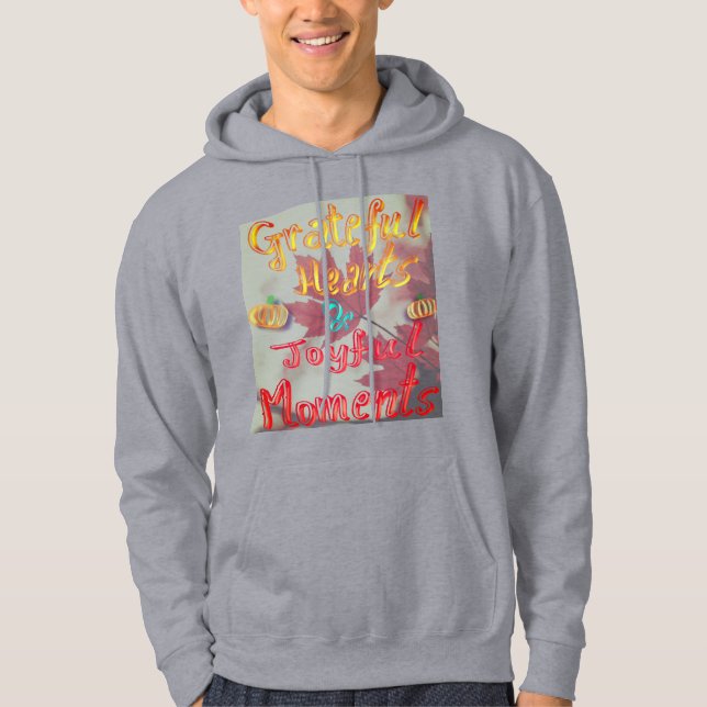 Veste À Capuche Être reconnaissant (Devant)