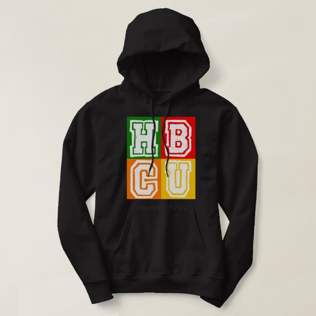 Veste À Capuche Étudiants du HBCU African American Black History C (Design devant)