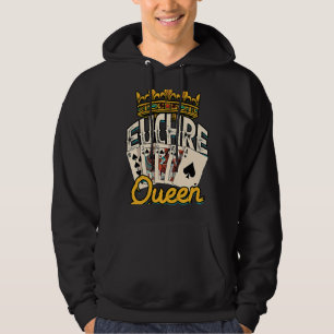 Veste À Capuche Euchre Queen Casino Night Poker Spades et Mahjong