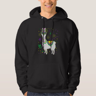 Veste À Capuche Éventail de la parade du Mardi Gras 2023 Lama avec