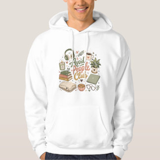 Veste À Capuche Éviter les gens Club Ambiance Introverti Confortab