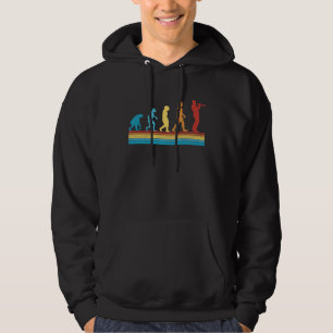 Veste À Capuche Évolution de la Trompette Joueur de Trompette Rétr