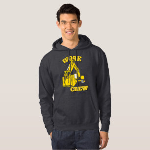 Veste À Capuche Excavateur de l'équipe de travail