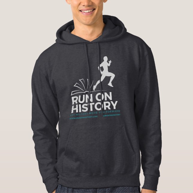 Veste À Capuche Exécuter sur l'historique - sweatshirt sombre (Devant)