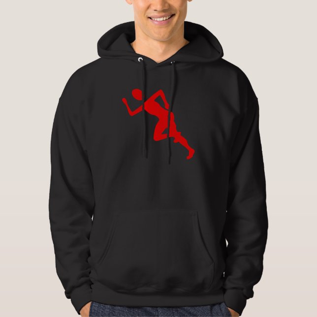 Veste À Capuche Exécution - Rouge (Devant)
